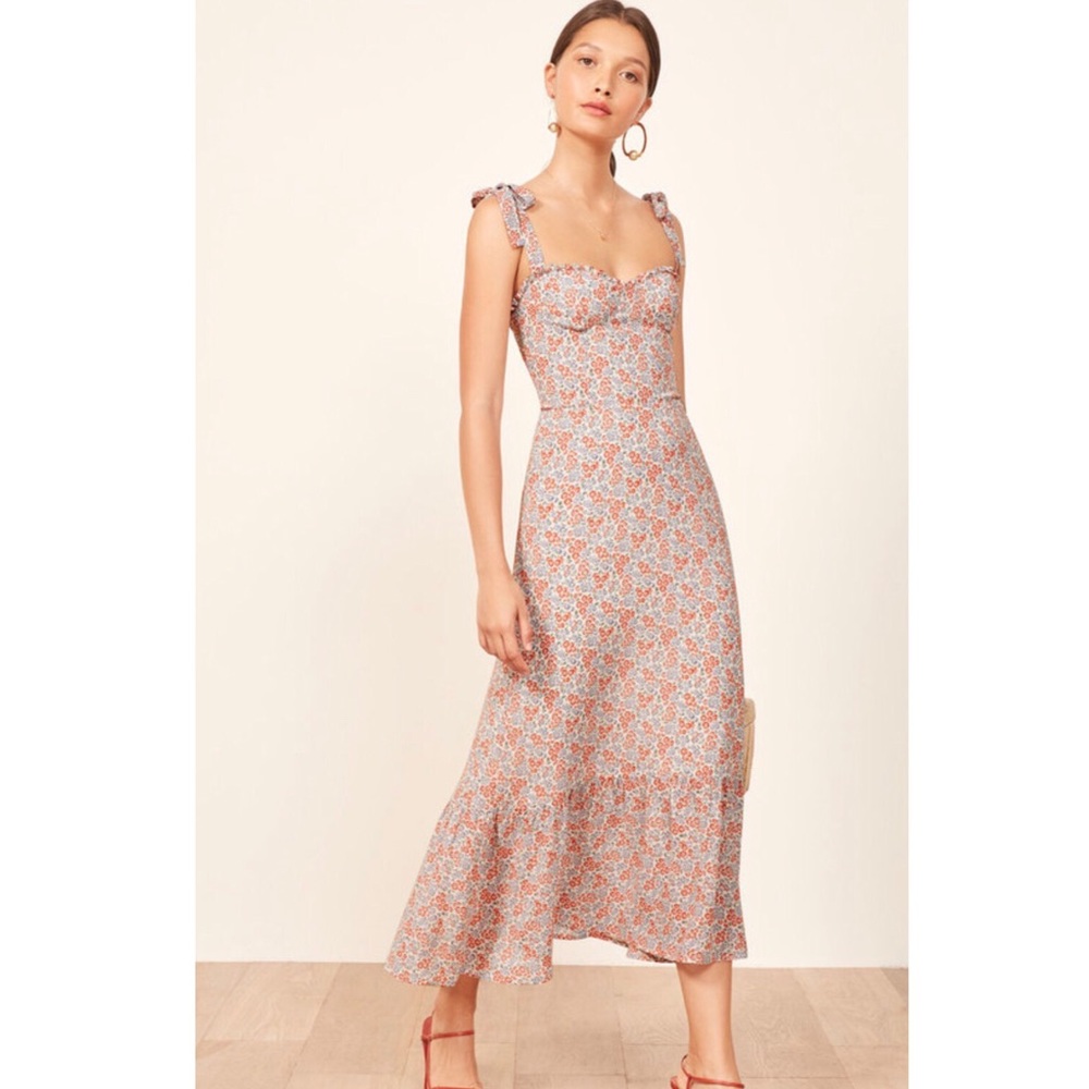 Reformation nakita dress in floral print